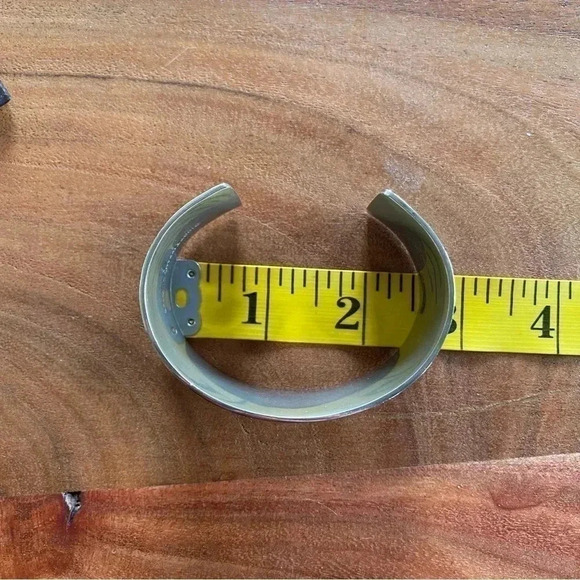 Tiffany & Co. Notes Collection Vintage Sterling Silver Cuff Bangle Bracelet 1997 - Picture 8 of 9